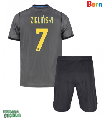 Inter Milan Piotr Zielinski #7 Replika Babytøj Tredje sæt Børn 2026-27 Kortærmet (+ Korte bukser)